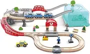 Hape City Train Bucket Set W/Storage Box Kids/Toddler Activity Playset Toy 3+