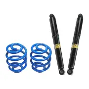Rear Webco Shock Absorbers Lovells Sport Low Springs for FORD Falcon BA BF XR6 8