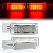 Clynex 2Pcs LED Footwell Light Luggage Compartment Glove Box Lamps, for VW, for Golf, for POLO, for Passat, for Tiguan, for Jetta, for Caddy, UP T5 T6, for Touareg, for Scirocco Car Footwell Lights(
