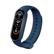 2021 Mi Band 6 Smart Bracelet Watch Fitness Tracker Sport Smartband Blood Pressure Monitor blue