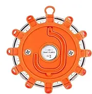 Roadside Flares | Warning Road LED Light for Safety - Vehicles Flashing Beacon Waterproof with Hook 9 Lighting Modes Light for Caravan, Minivan
