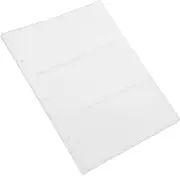 KALLORY 1bag Banknote Collection Pages Clear Protectors for Currency Storage User-friendly Inserts for Bill Display Material for Preservation and Organization