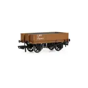 OO 3 Plank Wagon LMS - Era 3