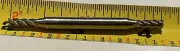 1/8" 4 FLUTE HSS DOUBLE END MILL, 3/16" SHANK, NIAGARA, USA, NEW