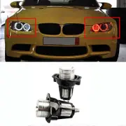 2PCS 10W LED Angel Eyes Marker car lights Bulbs Error Free White/Red/Blue/Yellow for BMW E90 E91 3 Series 320i 325i 328i 330i 05-12 6500K 2PCS Red