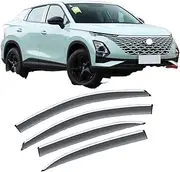 FUWKAIZS Deflectors Compatible for Chirey Chery Omoda 5 FX 2022 C5 2023 Accessories Car Window Visor Awing Trim Windshield Grands Auto Rain Eyebrow
