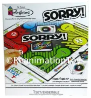 Hasbro Colorforms Sorry Travel Size Mini Board Game Road Trip To Go Brand New