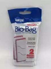 Tetra Whisper Bio Bag Filter Cartridges for Aqua Small 2 Pack , 4 Cartridges
