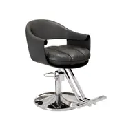Lauft Salon Stool Swivel Chair Backrest Barber Hair Dresser Chair Hydraulic Lift - Black