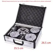 5.5 Inch Wood Lathe Chuck Self-centering Woodworking Rotary Lathe Chuck Set，