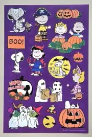 Peanuts Snoopy/ Halloween Sticker sheet