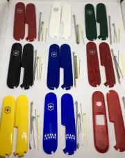 VICTORINOX SWISS ARMY KNIFE 91mm SCALES/HANDLES PLUS + 4 Accessories with pen