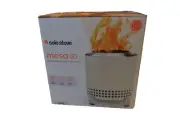 Solo Stove Mesa XL Tabletop Fire Pit with Stand Low Smoke Water Stainless Steel
