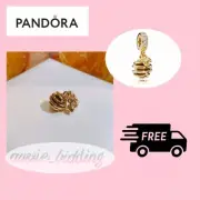 Authentic PANDORA Sweet As Honey Shine YELLOW GOLD Plated DANGLE Charm 767044CZ