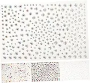 OATIPHO 4Pcs Face Rhinestones Stickers Pearls Gems for Makeup Crafting and Festivals Self Adhesive Jewels for Unique Nail Art Face Decoration