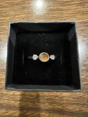 Ring Bomb Party "In The Details" Size 9 RBP3716 Genuine Sunstone Quartz