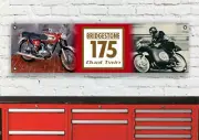 BR159B BRIDGESTONE 175 DT DUAL TWIN WORKSHOP BANNER SIGN