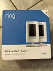 Ring Stick Up Cam Battery Wireless Outdoor/Indoor White 2-Pack New 840268953850
