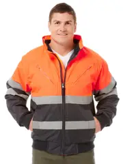 Lowes Orange Hi-Vis Oxford Winter Jacket