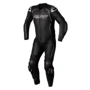 S1 CE Leather One Piece Suit Black White