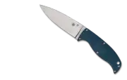 Spyderco Knives Enuff 2 Fixed Blade Knife FB31PBL2K390 K390 Steel Blue FRN