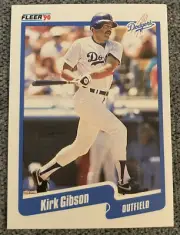 1990 FLEER #393 KIRK GIBSON DODGERS