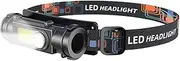 Camping Headlamp | Rechargeable Hiking Headlamp,Magnet Work Light LED Headlight for Night Patrolling Backpacking Bike Exploration Running Camping Mountaineering Fishing