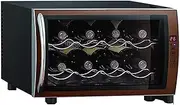 FREEZYMAN 8-Bottle Wine Cooler, Free-Standing Wine Cellar, Countertop/Built-in Ice Bar Refrigerator, Household Beer and Beverage Cooler