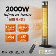 Maxkon 2000W Electric Heater Infrared Heating Carbon Instant Heat Indoor Outdoor