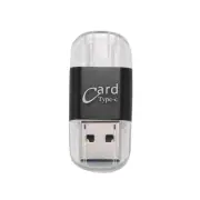 Card Reader Aluminum USB Type C OTG Micro-/TF External Memory Card Reader2051