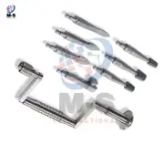 7 Pieces Type Codman Hudson Brace Drill Set / Extension & Extra Drill Bits A+
