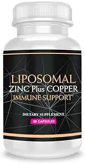 Qei Zinc with Copper Capsules, 60 Count, Minerals and Antioxidant Supplement Support Immune Health