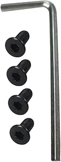 ibasenice 1 Set Electric Scooter Parts Set Handlebar Screws with Handle Durable Replacement Accessories for Electric Scooter Wear Resistant and Practical