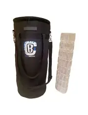 Home brew Keg Cooler & Ice Wrap Bundle. Beer Cooler for 5 gallon, Corny and C...