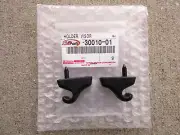 FITS: 80 - 83 TOYOTA COROLLA SUN VISOR HOLDER CLIP BLACK QTY 2 OEM BRAND NEW