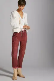Anthropologie Pilcro Trailblazer Patchwork Pants Cargo Patch Pockets Size S NEW