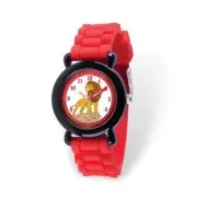 Disney Kids Lion King Simba Time Teacher Red Silicone Band Watch