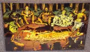 Star Wars Jar Jar Binks Roast Glossy Art Print 11 x 17 In Hard Plastic Sleeve