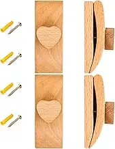 Tapestry Hangers, Tapestry Hangers Clamps, Wood Bedroom Clip Tool for Displaying Quilts Rugs Carpet in Living Room Bathroom