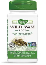 Nature's Way Wild Yam Root Vegan Capsules