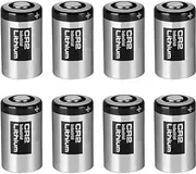 HOUYIBO 8PCS CR2 3V Batteries 850mAh Replacement Non-Rechargeable Lithium Battery with Long-Lasting Power for Alarm System
