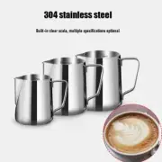New Stainless Steel Milk Jugs Cup Fashion Craft Frothing Jug Espresso Coffee