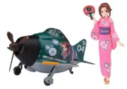 Hasegawa 1/20 Resin Model Kit Egg Girls Shiranagi Mikumo w / Zero Fighte Jp 3502