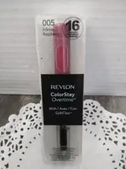 NOS Revlon ColorStay Overtime Lipcolor 16 hrs Infinite Rasberry # 005 SoftFlex