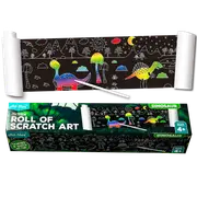 Art Star Dinosaur Roll of Scratch Art 180cm
