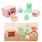 1:12 Dollhouse Mini Rice Cooker Microwave Oven Juicer Egg Steamer Kitchen De ❤KT