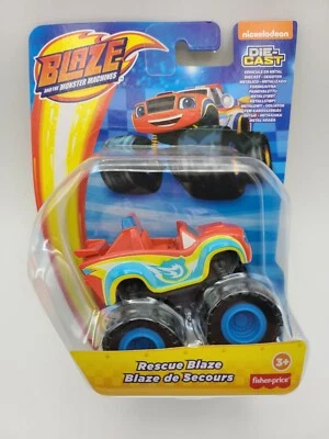 Fisher Price Blaze & the Monster Machines Rescue Blaze Diecast Car FREE SHIPPING