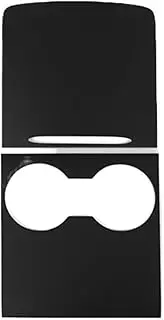 ATATNK Compatible for Model Y Car Door Trim Dashboard Panel Cover for Tesla Model 3 2023 Carbon Fibre ABS Decoration Interior 2022 Accessories(Matte Black 01)