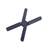 2Pcs Silicone Collapsable Trivet For Kitchen Non-slip Pot Holder Cross Hot Pads Placemat Coaster Table Mat Posavasos Onderzetters Mat