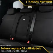 Subaru Impreza Neoprene Rear Row Seat Covers (Made to Order)